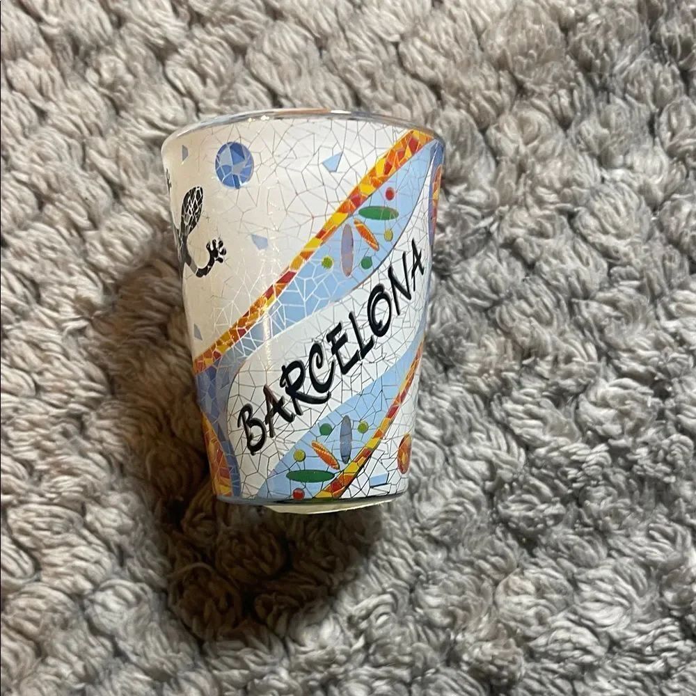 Colorful Barcelona Souvenir shot glass